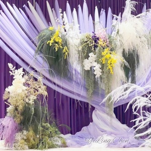 Decorative Bed Nets Mosquito Fabric for Garden Courtyard and Park Birthday Event Wedding Venue Theatre <strong>Background</strong> Table Chair - Product Image 2