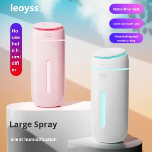 USB 400ml <b>Large</b> Spray Air Purifier Humidifier with Night Light <b>Plastic</b> for Home Office Bedroom Car 1 Year Warranty - Product Image 3