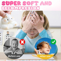 Taba Squishy Kit 16OZ 1:1AB Ensemble de silicone liquide avec moules Squishies de décompression sans bulles Kit de squishies cadeau avec guide
