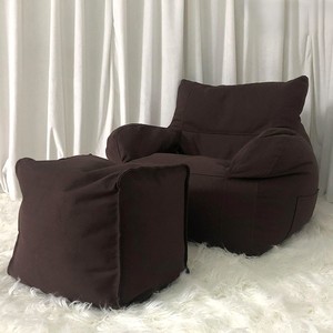 Sofá Individual Nórdico Moderno, Puff Tipo Tatami con Relleno de Espuma EPS y Tapicería de Tela Granulada - Product Image 2