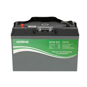 CKMINE批发12V Lifepo4 100AH电动锂离子电池休闲景观汽车家用商用电池