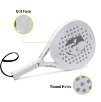 Raqueta de Pádel de Alto Rendimiento CASTON Sports PR670/660, Forma de Diamante, Fibra de Carbono, Núcleo de Espuma EVA Duradera