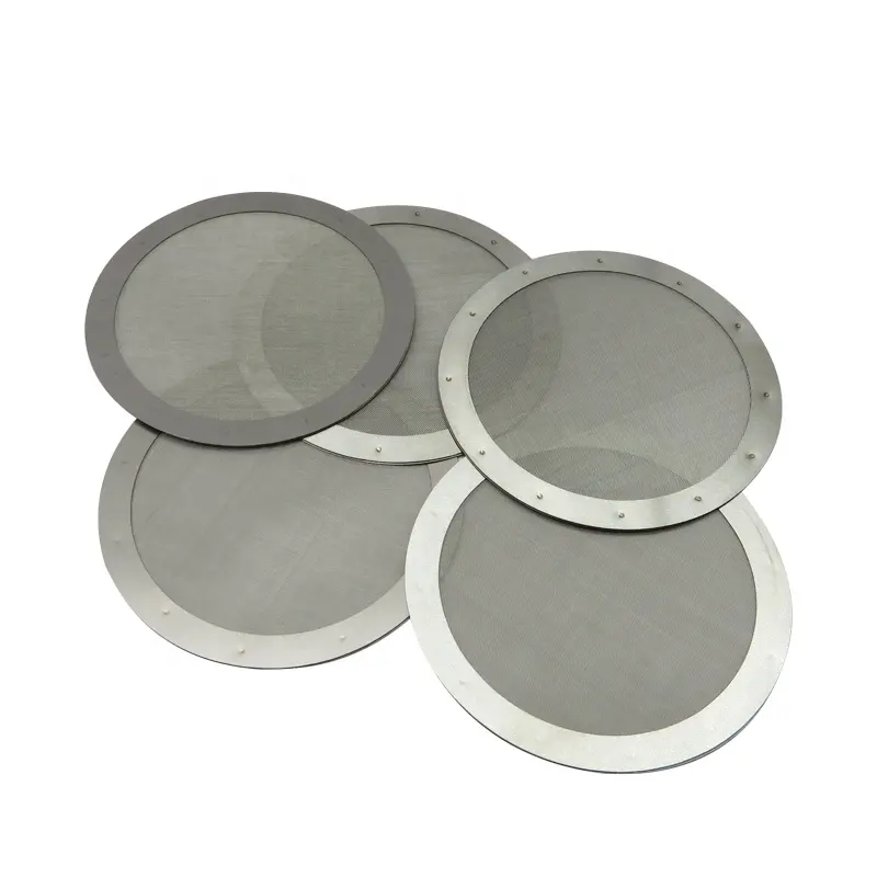 Malha de filtro de disco de filtro embalado para pacotes de malha de filtro de micrômetros