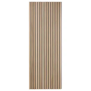 Slatted wood paneling Veneer Acoustic Slat Panel Wooden Supplier Wall Acoustic Panel Oak 3d Model Design