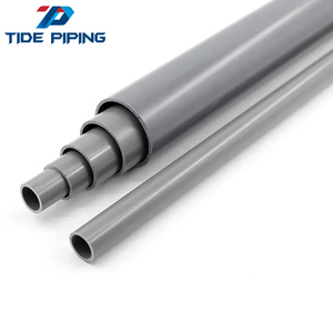 Tuberías de <span class=keywords><strong>PVC</strong></span> para Cableado, Resistentes al Fuego, de Alta Presión, de 20mm, 25mm, <span class=keywords><strong>32mm</strong></span> y 40mm, Ligeras y Resistentes a los Rayos UV, Color Gris para Exteriores - Product Image 6