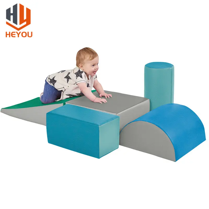 Colorful Soft Play Set Activity Equipment for Climbing Crawl Climb Soft Foam Play Set For Toddler
