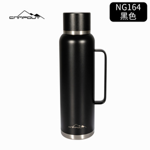 Termo para exteriores Campout, taza aislada de acero inoxidable de doble capa, portátil para camping y uso doméstico. - Product Image 5