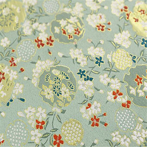 Tissu en brocart Jacquard imprimé fleur, tissu en brocart de <span class=keywords><strong>soie</strong></span> pour vêtements pour femmes et hommes - Product Image 2