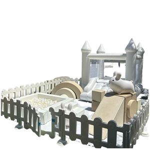 Ensemble de jeu souple d'intérieur commercial pour enfants Maison de rebond populaire et fosse à balles pour l'école et les centres commerciaux - Product Image 1
