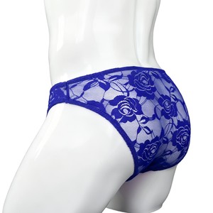 กางเกงในชายตาข่ายระบายอากาศได้ดีสีฟ้าลูกไม้สีฟ้ากุหลาบ - Product Image 3