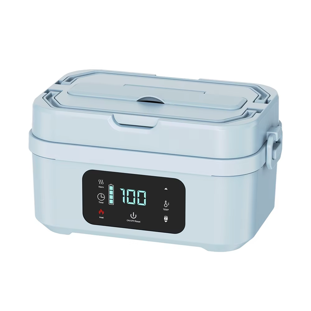 USB-powered Heating Lunch Box with Detachable Stainless Steel Liner