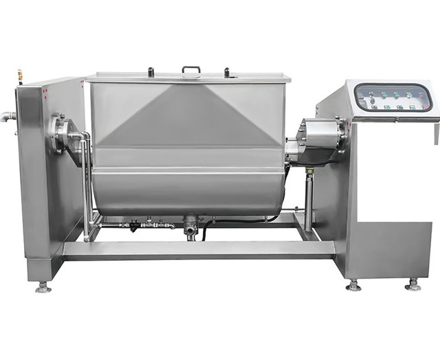 Large Capacity Fully Automatic Horizontal Vacuum Cooking Mixer Machine Bean Paste Industrial Vacuum Mixer Kettle With Low Price