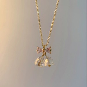 Collar de Plata de Ley S925 con Forma de Corazón y Lazo, con Circonita, Diseño Japonés de Alta Gama, Lujoso, Dulce y Femenino - Product Image 1