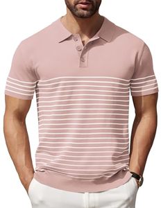 Camisas Personalizadas con Logotipo para Hombre, Camisetas de Manga Corta a Rayas, Tejido de Punto, Estampado Veraniego, Casual, Transpirable, Precios al por Mayor, Pedidos para Equipos Empresariales - Product Image 6
