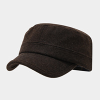 Casquette de baseball rétro à visière courte et dessus plat, unisexe, style britannique vintage, décontractée, motif chevrons, type casquette de gavroche, pour l'automne et l'hiver