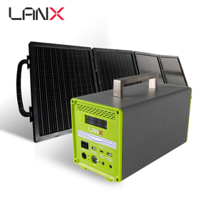 Stations d'alimentation portables 400W avec ports USB, système solaire, camping en plein air, 110V 220V, batterie au lithium fer phosphate LiFePO4, générateur solaire - Product Image 1