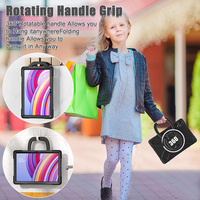Pour Xiaomi Redmi Pad Pro 12.1 pouces d'épaisseur Silicone antichoc robuste rotatif béquille bandoulière tablette housse