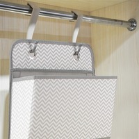 Organisateur de rangement suspendu pour vêtements et sacs, en tissu 100% polyester, pliable, cinq couches