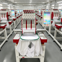 Machine à broder automatique haut de gamme à entraînement par vis à billes pour la personnalisation de vêtements de sport