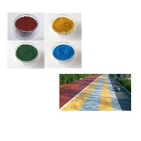 Peinture de ciment en oxyde de fer, poudre en oxyde ferrique, couleur rouge jaune fe2/3 vert orange