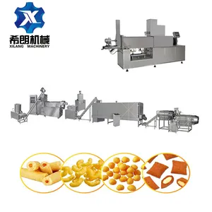 Core Filling Puffing Snack Jam Cream Chocolate Filled Bar Extrusion Snack Coco Pop Rings Cheese Ball pillow equipment