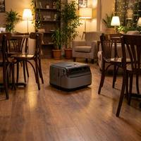 Robot de nettoyage de sols commercial à batterie 24V, puissance d'aspiration de 20000 Pa, autonome 3-en-1, autopropulsé, contrôlé par application, 8L