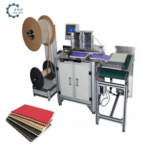 Electrical Bookbinding Double Spiral Wire Binding Machine Note Book Binding Machine