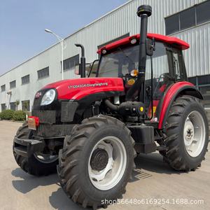 Tracteur agricole Dongfanghong 1204 neuf à quatre roues motrices, polyvalent eau et sécheresse, avec rotoculteur et charrue - Product Image 1