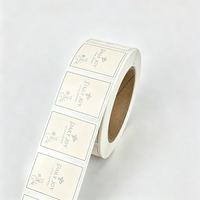 Feuilles d'étiquettes adhésives durables OEM de l'usine Jinyu, étiquettes imperméables pour l'emballage des boîtes de bougies
