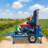 Machine de forage de puits d'eau portable et personnalisable, certifiée CE, vente directe usine, profondeur max. 200m