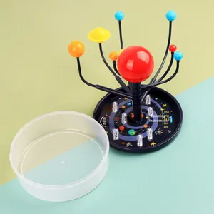 Modelo del <span class=keywords><strong>Sistema</strong></span> <span class=keywords><strong>Solar</strong></span> de Ocho Planetas, Instrumento de Aprendizaje de Plástico para Estudiantes de Primaria, Galaxia, Sol, <span class=keywords><strong>Tierra</strong></span>, Luna, <span class=keywords><strong>El</strong></span>éctrico, de Tres Bolas - Product Image 5