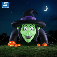 Décoration gonflable d'Halloween : Arche de sorcière publicitaire, modèle gonflable pour Halloween