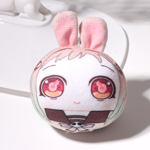 Popolare <span class=keywords><strong>Anime</strong></span> Mini cuscino corto peluche cuscino portachiavi PP cotone Omanjuu Manjuu peluche portachiavi - Product Image 4