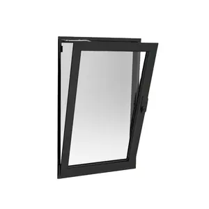 Fenêtre intérieure ouverte NFRC Tile 24 Standard insonorisé Double verre teinté trempé Fenêtre inclinable en aluminium