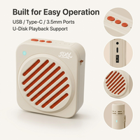 Microfono Wireless Magnetico Leggero con Amplificatore Vocale, Altoparlante e Fotocamera, Microfono Compatto per Creatori di Contenuti OEM