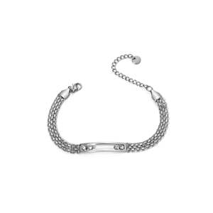 Bracelet Chaîne Classique Tendance en Acier Inoxydable 316L Plaqué Or PVD, Durable et Résistant, Design Multi-brins, Idéal Cadeau - Product Image 1