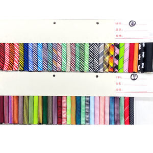 Cordon de serrage personnalisé en usine 10mm d'épaisseur cordon de serrage à capuche multicolore sacs décoratifs lanière de corde corde corde ronde en polyester recyclé - Product Image 3