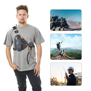 Sac de poitrine pour radio, étui pour talkie-walkie, support d'interphone en nylon pour radio bidirectionnelle Kenwood Baofeng Yaesu Motorola <span class=keywords><strong>Cobra</strong></span> - Product Image 2