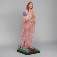 Statues religieuses catholiques en résine, fabrication artisanale sur mesure, figurine de la Vierge Marie enceinte, vente en gros d'usine