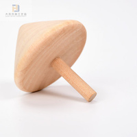 Spinning de madera giratoria para niños, suministros de juguetes artesanales, eje de vapor para decorar, proyecto artesanal personalizado