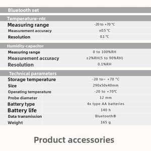 Medidor de Temperatura y Humedad Infrarrojo Digital Industrial Testo440, Material ABS, Multifunción, Inalámbrico, Más Vendido - Product Image 4