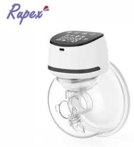 Tire-lait électrique à vente chaude avec fonction mains libres en silicone souple, différentes tailles d'aspiration, extracteur de lait - Product Image 5