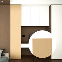 Foshan Harga Murah Terbaik papan dinding Pvc kayu dalam ruangan Modern tahan air Panel dinding 8mm Pvc