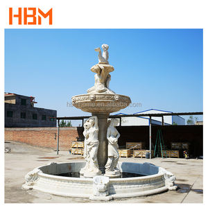 天然花园石雕喷泉别墅欧式水上景观装饰 - Product Image 4