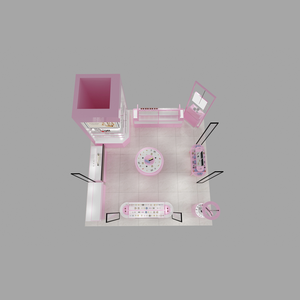 Soporte de maquillaje con luz LED personalizado Estantes de exhibición de cosméticos para tienda de perfumes Diseño de interiores emergente - Product Image 3