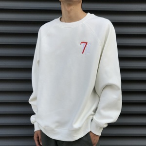 เสื้อสเวตเตอร์ขนแกะ600กรัมเสื้อสเวตเชิ้ตให้ความอบอุ่นสำหรับผู้ชายพิมพ์ลายสกรีนพิมพ์ลายโลโก้ตามสั่ง - Product Image 2