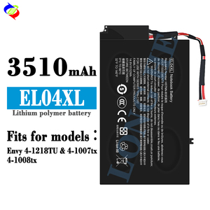 Batterie d'ordinateur portable neuve de haute qualité <span class=keywords><strong>EL04XL</strong></span> pour Hp Envy 4-1218TU 4-1007tx 4-1008tx - Product Image 1