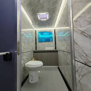 Toilettes de luxe, remorque de toilettes et douche, salle de bain extérieure, toilettes mobiles portables - Product Image 5