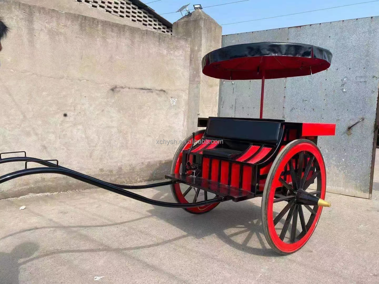 馬車中国メーカー最も古いスタイル木製馬車/古代馬車博物館/二輪