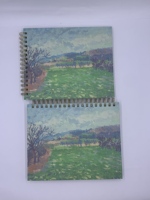 Cahier de croquis en spirale épaisse A5/A4 Cahier d'artiste 180 pages Design plat Type de produit haut de gamme pour artistes